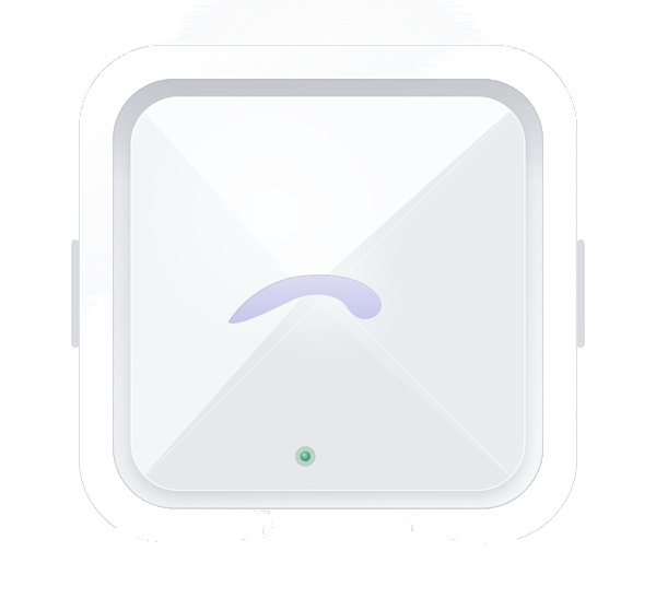BlueMetric smart device — LoRaWAN, capturing temperature, humidity and flow